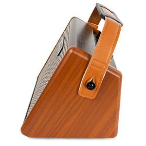 RockJam Bluetooth Portable Guitar Amplifier – 15W Rechargeable Amp with Bluetooth, Mic Input, and Retro Style - Image 2