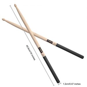 Premium 5A Maple Drum Sticks for Clear Cymbal Ring - Set of 4 - Image 2