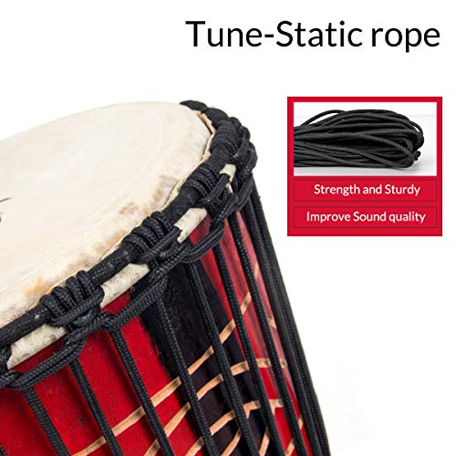 African Drum, Hand-Carved Bongo Congo Djembe Drum