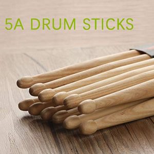 Premium 5A Maple Drum Sticks for Clear Cymbal Ring - Set of 4 - Image 4