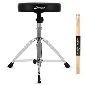 Donner Drum Throne Upgraded, Padded Drum Seat Portable Height Adjustable