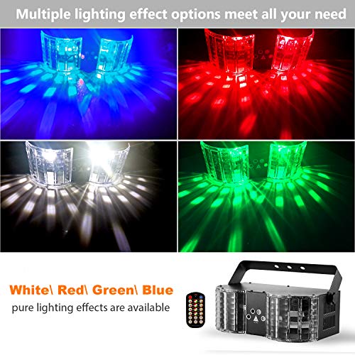 BSYUN Stage Lights Sound Activated RGBW LED DJ Lights Mixed Beam Lights