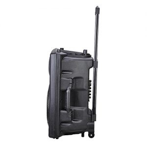 AW Portable 120W Active PA Speaker Mic Guitar AMP Bluetooth USB - Image 3