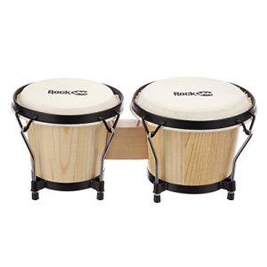 🎶 RockJam 7" & 8" Bongo Drum Set – Authentic Skin Heads, Chrome Hardware, Padded Bag & Tuning Key 🥁 - Image 4