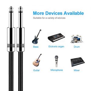 Guitar Cable 10 ft New bee Electric Instrument Cable Bass AMP Cord - Image 4