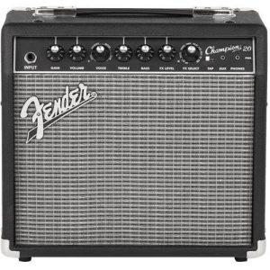 Fender Champion 20 Guitar Amplifier with 8" Speaker - With Fender COVER - Image 3