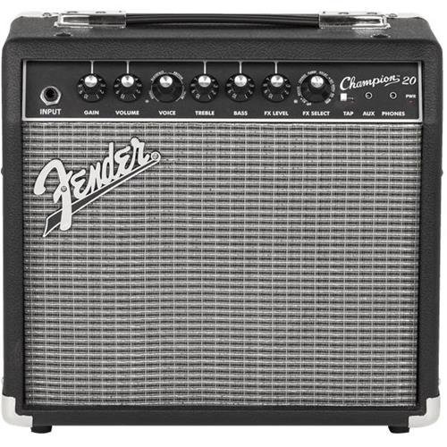 Fender Champion 20 Guitar Amplifier with 8" Speaker - With Fender COVER