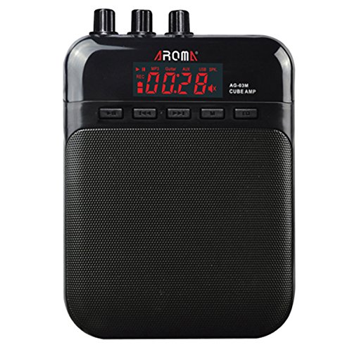 AROMA Mini Portable 5W Guitar Amp/Amplifier Recorder/Speaker