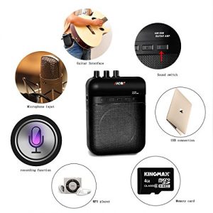 AROMA Mini Portable 5W Guitar Amp/Amplifier Recorder/Speaker - Image 3