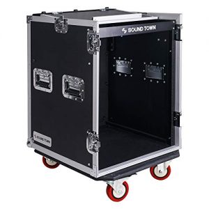 Secure Your Gear with Sound Town's 14-Space PA/DJ Rack/Road Case - Image 3