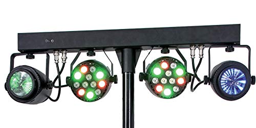 Complete Professional 4-Par 4-in-1 Stage LED Lights DJ Band