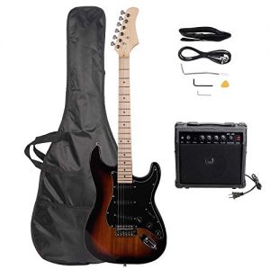 LAGRIMA 39" Full Size Beginner Electric Guitar Starter Kit with Amplifier