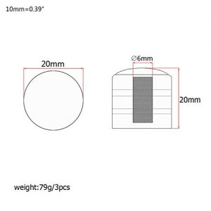 Electric Guitar Knob LP Guitar Volume Tone Control - Image 2