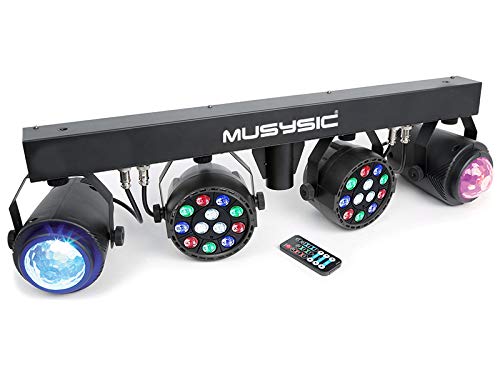 Complete Professional 4-Par 4-in-1 Stage LED Lights DJ Band