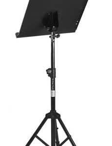 On-Stage SM7211B Professional Grade Folding Orchestral Sheet Music Stand, Black