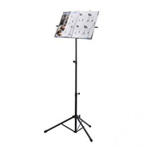 Alida Music Stand Collapsible Light Music Stand with Clip Holder and Carrying Bag