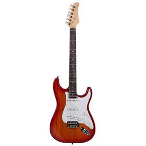ZTDM 39" Rosewood Fingerboard Electric Guitar – Perfect for Beginners and Hobbyists | Sundown Pink with Gigbag & Accessories - Image 6