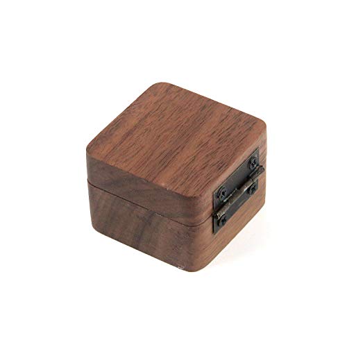 Geesatis Guitar Pick Box Storage Wooden Guitar Picks Case