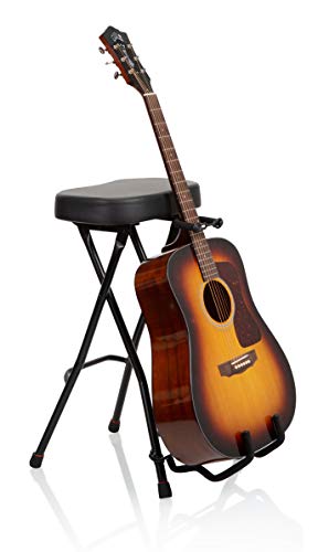Gator Frameworks Foldable Guitar Stool with Padded Seat
