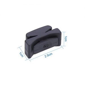 WANDIC Rubber Pick Holder, 10 Pcs Black Rubber Guitar Pick - Image 2