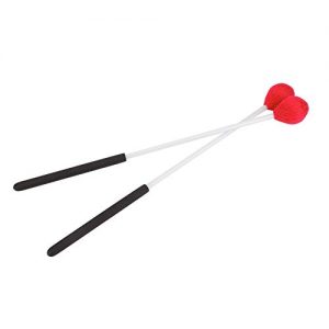 Wool Head Keyboard Marimba Mallets with Rubber Fiberglass Handles - Image 6