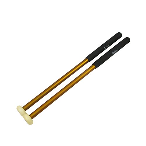 IKN 1 Pair Metal Handle Nylon head Timpani Mallets Sticks