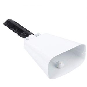 2 pack 7 in. steel cowbell/Noise makers with handles. - Image 3