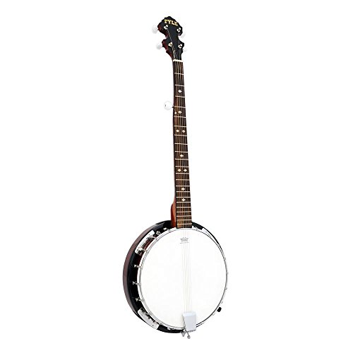 5-String Geared Tunable Banjo with White Jade Tune Pegs & Rosewood