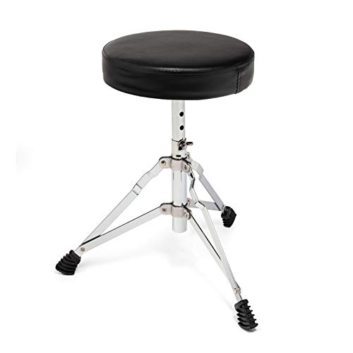 Ashthorpe 5-Piece Complete Child's Junior Drum Set with Genuine Brass Cymbals