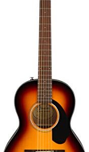 Solid Top Parlor Size Acoustic Guitar Bundle with Gig Bag - Image 4