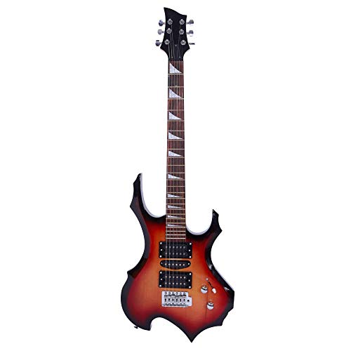 Beginner Flame Shaped Electric Guitar
