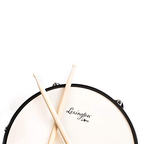 Snare Drum Set Student Steel Shell 14 X 5.5 Inches with 10 Lugs, Includes Drum Key
