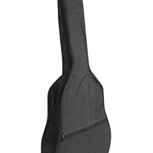 Water-resistant 40 Inch Guitar Bag One Pocket Acoustic Gig Bag Single Adjustable Shoulder Strap Durable Guitar Cover Case Zippered Guitar Storage Bag for Dust-proof Transport Carry Travel, Black