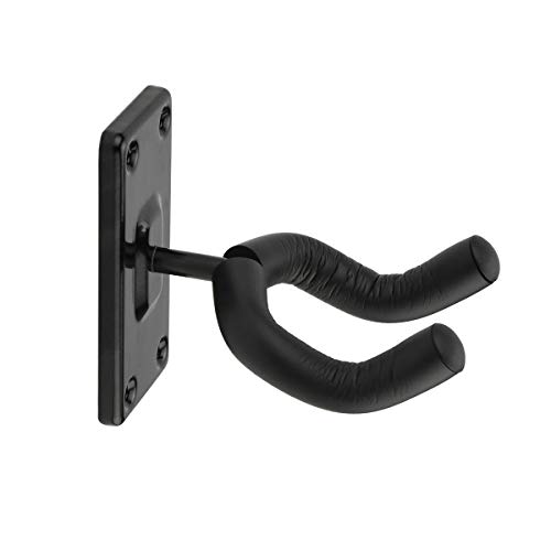 Hidaer Guitar Holder Wall Hook Stand for Bass, Electric, Acoustic Guitar & Ukulele – 3-Piece Set for Safe Storage