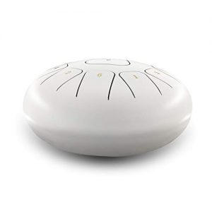 🎶 Sonic Energy Steel Tongue Drum – 11 Notes in G Major Scale | White Tank Drum with Bag & Mallets 🌟 - Image 5