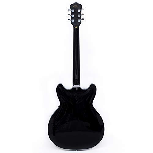 GROTE Jazz Electric Guitar Water Ripple Semi-Hollow
