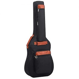 St.Oswalds Waterproof 41 42 Inch Acoustic Guitar Bag Extra Thick Padding Guitar Case Gig Bag Lightweight Multi-pockets Soft Guitar Backpack Case with Shoulder Strap