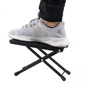 Alida Guitar Foot Rest Stool 5-Tune Adjustable Rest Black - Image 2