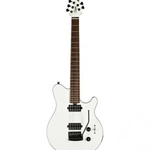 Sterling By MusicMan 6 String Sterling by Music Man Axis AX3S Electric Guitar Body, White with Black Binding (AX3S-WH-R1)