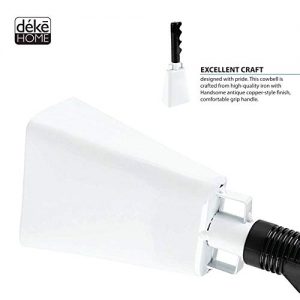 2 pack 7 in. steel cowbell/Noise makers with handles. - Image 9