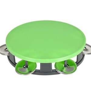 Neon Tambourines Set of 4, Colorful Party Favors - Image 2