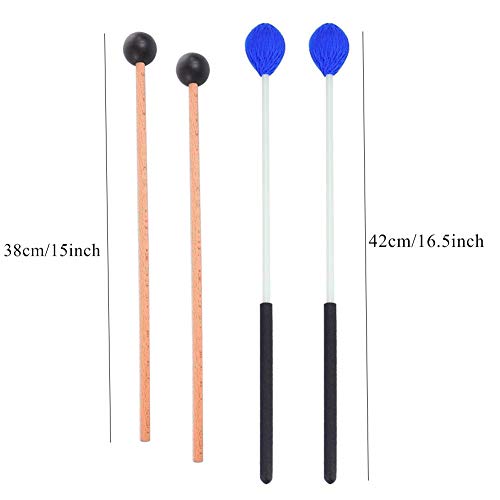 Pair Medium Hard Yarn Head Marimba Mallets