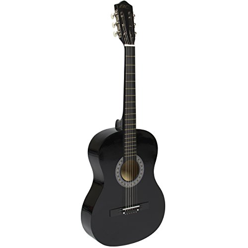 38in Beginner Acoustic Guitar Starter Kit w/Case, Strap, Tuner, Pick, Strings