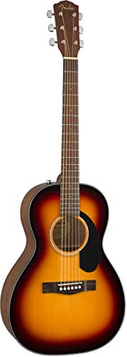 Solid Top Parlor Size Acoustic Guitar Bundle with Gig Bag