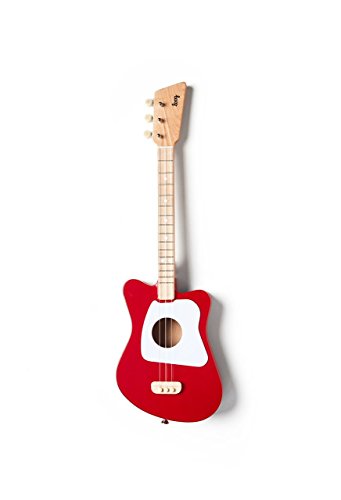Red Mini Acoustic Guitar for Children and Beginners
