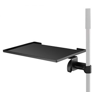 Neewer Clamp-On Laptop Notebook Rack Tray Holder, Made of Steel with Maximum 3kg /6 pounds Load Capacity for Laptop Projector Camera Shooting Music Sheet (Stand NOT Included)