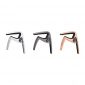 AmazonBasics Zinc Alloy Guitar Capo for Acoustic and Electric Guitar, Black, Silver, Copper, 3-Pack