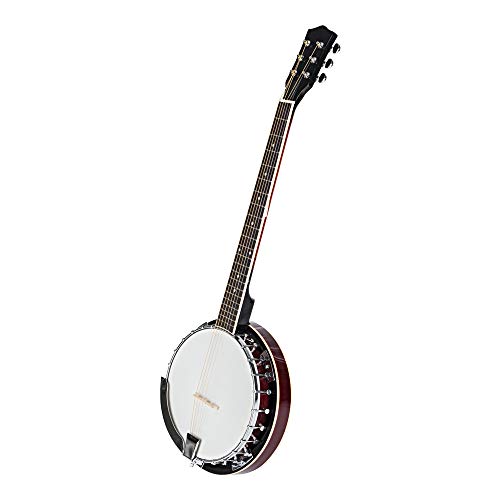 Sapelli Notopleura Wood Alloy 6-string Banj