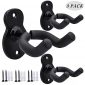 Hook Black Metal Guitar Holder for Acoustic Electric Bass Guitar