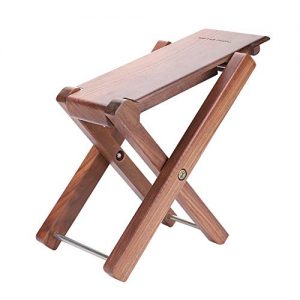 Fafeims Guitar Foot Rest Guitar Stool Foot Rest Punk Black Walnut Wooden Foot Stool Footrest Rest Accessory for Guitar Parts